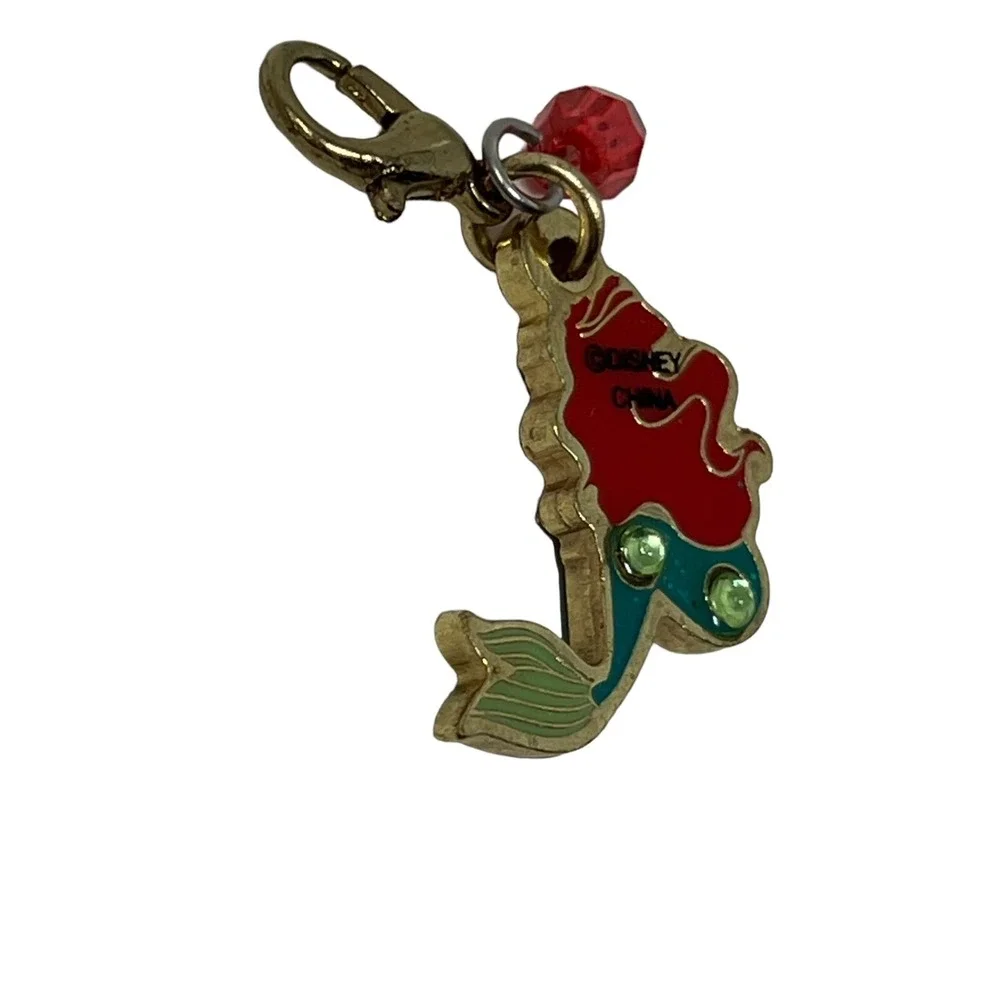 Little‎ Mermaid Ariel Charm Silver Tone Enamel